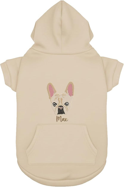 Personalized Dog Hoodie, Custom Embroidered Name Pet Hoodie, Warm Winter Outfit - Image 5