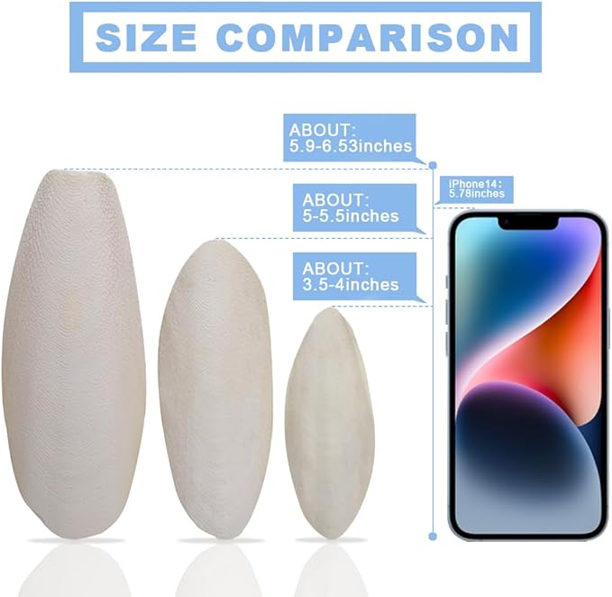 Jmxu's 3.5"-4" Cuttlebone for Birds Natural Cuddle Bone for Parakeets, - Image 7