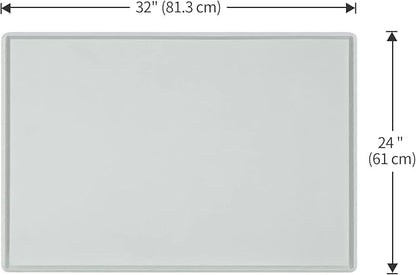 Dog Food Mat, Silicone Waterproof Food Tray, Non Slip Pet Bowl Mats Placemat - Image 5