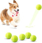 6 Pack Mini Tennis Balls for Pet Playing Fecth, 2 inch Dogs Training Tennis by Unknown