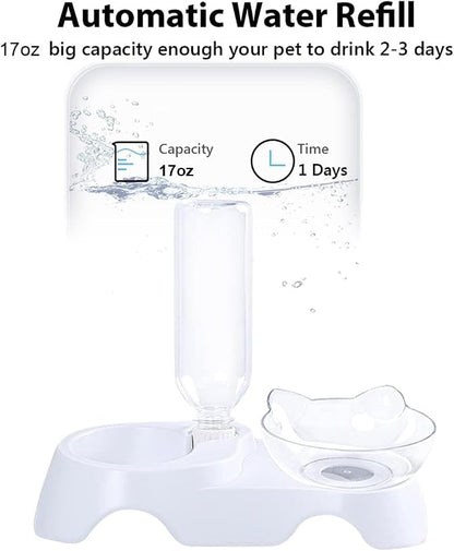 MILIFUN Double Dog Cat Bowls - Image 3