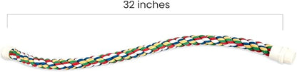 JW Pet Comfy Perch For Birds Flexible Multi-color Rope, Medium - Image 3
