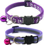 2 Pack Cat Collars Quick Release Reflective Kitten Collar by Unknown