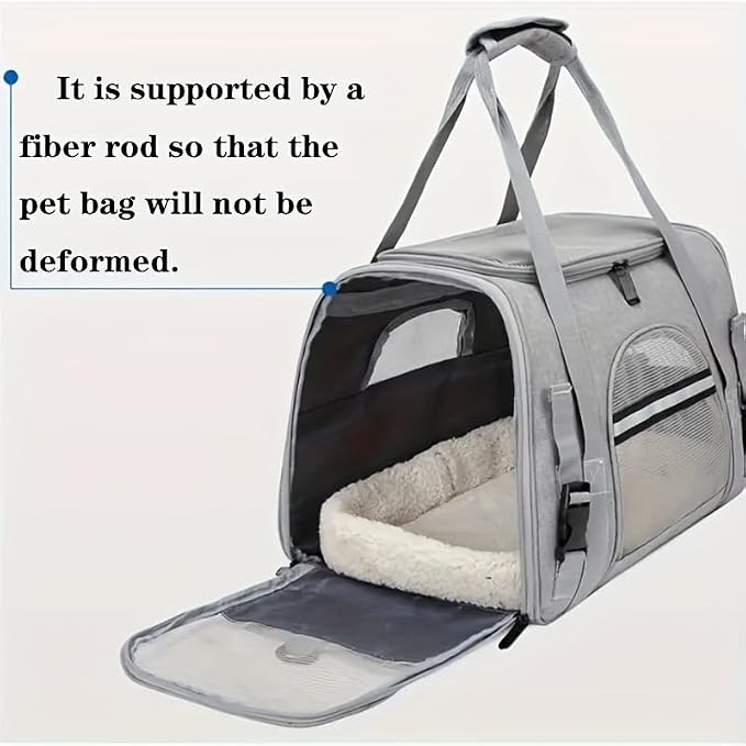 Cat Carriers, Dog Carriers, Pet Carriers – Airline-Approved Soft-Sided Bag - Image 7