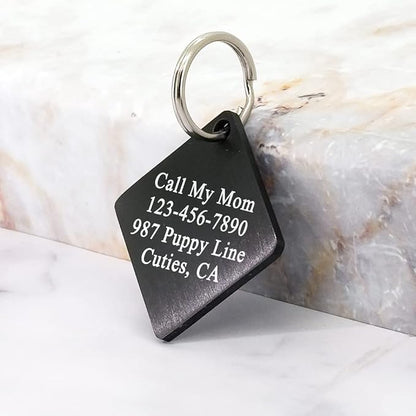 Ultra Joys Stainless Steel Personalized Dog and Cat ID Tags - Image 3