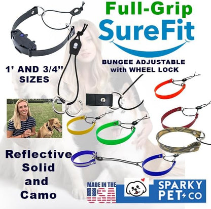 Sparky Pet Co - Surefit ECollar Strap - Bungee Dog Collar - Waterproof - - Image 4