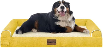 Large Dog Bed Orthopedic Washable: Jumbo Dog Bed Bolster Extra Large Dogs Egg - Image 9