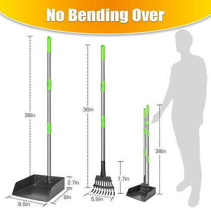 TOOGE Larger Pooper Scooper for Large Dogs, Dog Pooper Scooper for Large Medium - Image 3