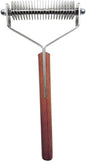 Mars Coat King Double Wide Dematting Undercoat Grooming Rake Stripper Tool by MarsCoatKing