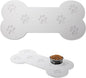Diatomaceous Earth Dog Food Mat, Large 19.6"x9.8" Bone Shape by Unknown