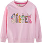 Toddler Baby Girls Cotton Sweater, Long Sleeve Crewneck Sweatshirt Pullover by Unknown