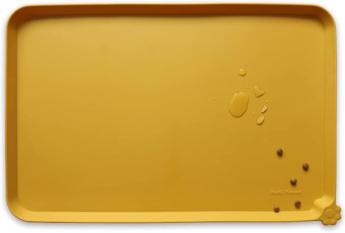 Hoki Found Large Silicone Pet Food Mats Tray by Hoki+Found