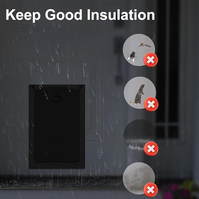 Aluminum Large Dog Door for Door, Doggie Door - Image 7