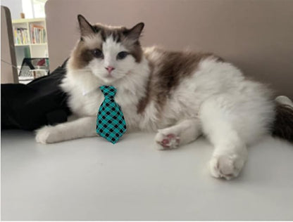 4 Pieces Pets Dog Cat Bowtie Pet Costume Adjustable Formal Necktie Collar - Image 4