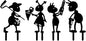 4 Piece Metal Ant Garden Decorative Stakes by ruelen