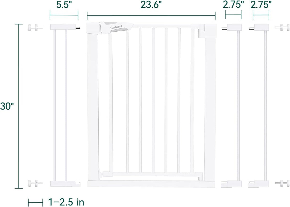 BABELIO Safety Gate Door Fits for Stairs, Narrow and Wide Doorways - Image 3