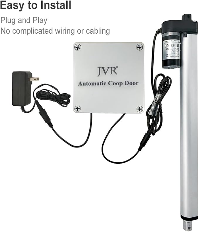 JVR Automatic Chicken Coop Smart Door Compatible - Image 5