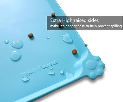 Hoki Found Large Silicone Non Slip Pet Dog Cat Bowl Mats - Image 2