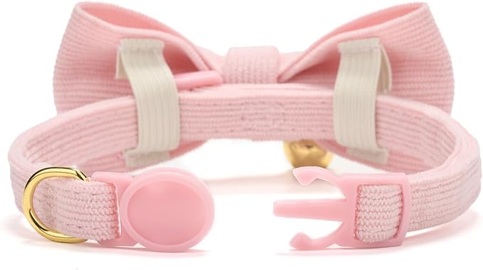 2 Pack Soft Corduroy Cat Collars - Image 5