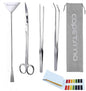 Capetsma Aquascape Long Stainless Steel Plant Tools Set by capetsma