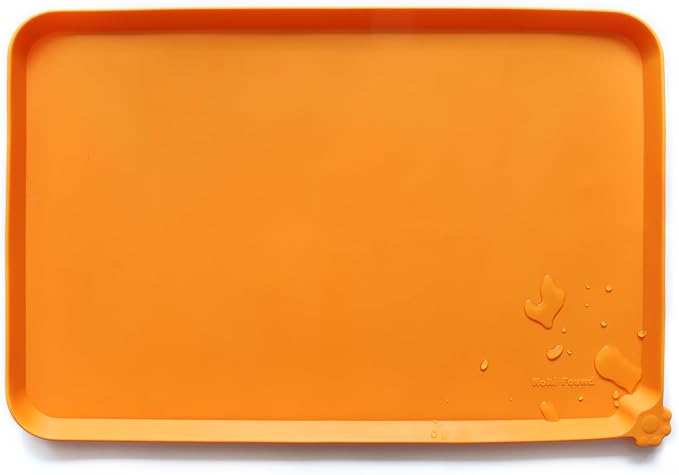 Hoki Found L Silicone Non Slip Pet Dog Cat Bowl Mats by Hoki+Found