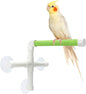 Bird Portable Suction Cup Shower Perch Window Wall Standing Platform by Wontee