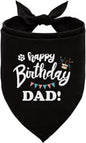 Happy Birthday Dad Dog Bandana, Dad's Gift Dog Bandana, Pet Scarf Accessories by Unknown