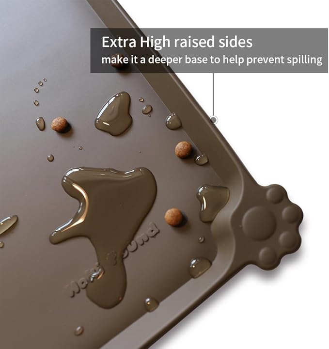 Hoki Found X-Large Silicone Pet Food Mat Tray - Image 2