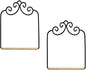 2 Pack Hummingbird Swing Metal Frame Hummingbird Perch Wild Bird Swing by Aelean