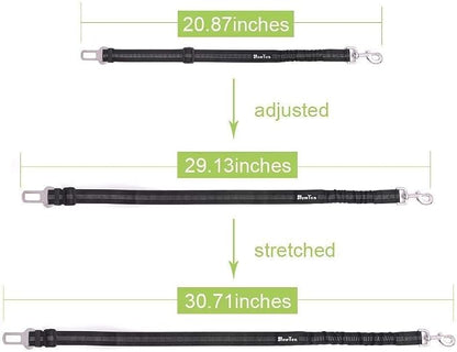 SlowTon Dog Seat Belt Harness for Car, Dog Car Harness Adjustable Mesh - Image 8