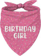 Happy Birthday Dog Bandana, Adjustable Triangle Dog Bandana by Unknown