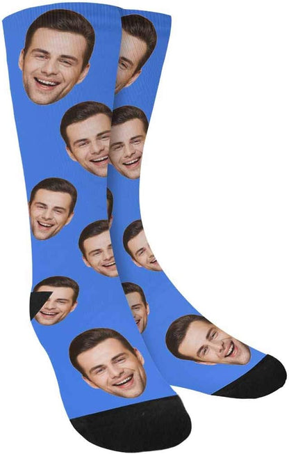 MyPupSocks Custom Personalized Photo Pet Face Socks, Cat and Dog Tracks Paws by MyPupSocks
