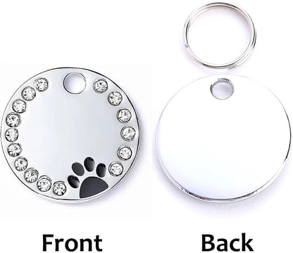 Personalized Dog/Cat Cute Paw Pet ID Tag - Image 6