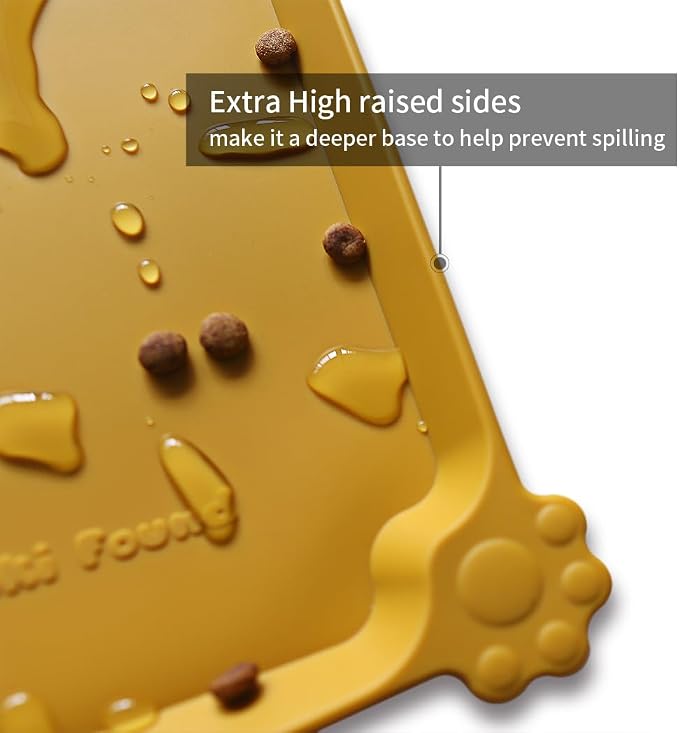 Hoki Found Silicone Pet Food Mats Tray - Image 2