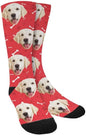 Custom Face Socks, Personalized Dog Lover Pet Photo Picture on Socks Unisex by Enjoy-yjl