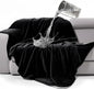 gogobunny Waterproof Bed Blanket, Reversible Sherpa Fleece Throw Blanket by gogobunny