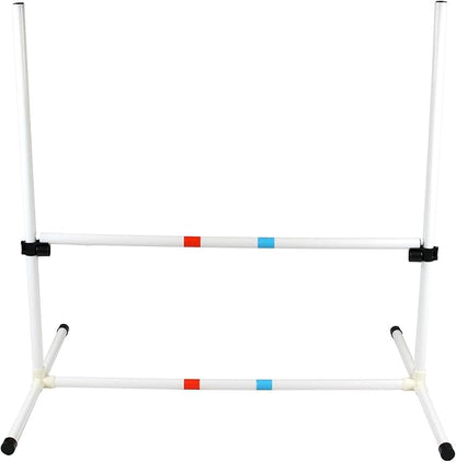 Midlee Dog Agility Bar Jump- Indoor Outdoor Hurdles Adjustable Pet Course by MidleeDesigns