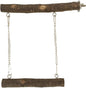 Bird Swing, Parrot Perch Stand Natural Wood Stand Parrot Cage Toys by Meprotal