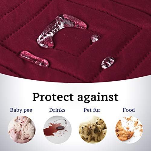 H.VERSAILTEX Reversible Loveseat Cover Furniture Protector Anti-Slip Water - Image 3