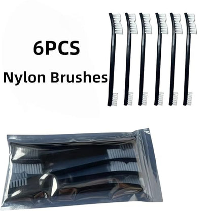 6-Pack Small Wire Brush Pro Kit: Nylon Bristles - Image 5
