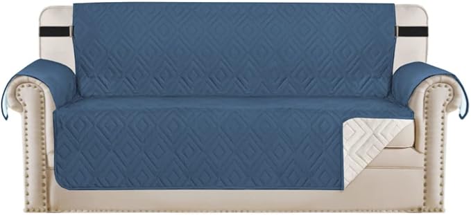 H.VERSAILTEX Reversible Sofa Slipcover Furniture Protector Water Resistant 2 by HVERSAILTEX
