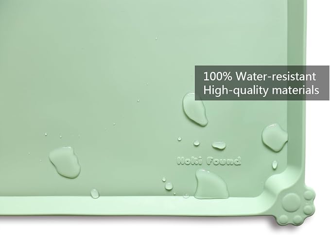 Hoki Found Large Silicone Pet Food Mats Tray - Image 3