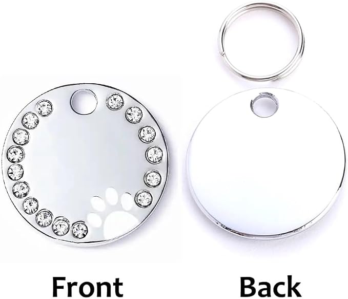 Personalized Dog/Cat Cute Paw Pet ID Tag - Image 6
