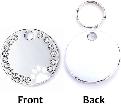 Personalized Dog/Cat Cute Paw Pet ID Tag - Image 6