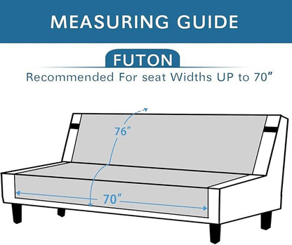 H.VERSAILTEX Futon Cover Reversible Sofa Slipcover Furniture Protector Water - Image 2