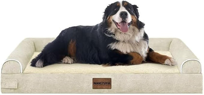 Large Dog Bed Orthopedic Washable: Jumbo Dog Bed Bolster Extra Large Dogs Egg - Image 9