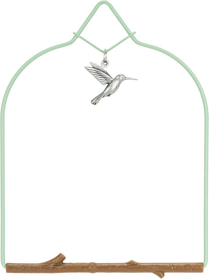 Pop's Birding Hummingbird Swing, USA Made Original Charm Humming Bird Swing by PopsBirding