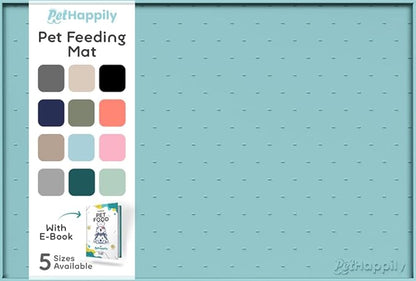 Dog Food Mat - Raised Edges Dogs Mat by PETHAPPILY