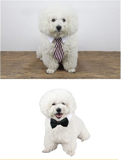 4 Pieces Pets Dog Cat Bowtie Pet Costume Adjustable Formal Necktie Collar - Image 6