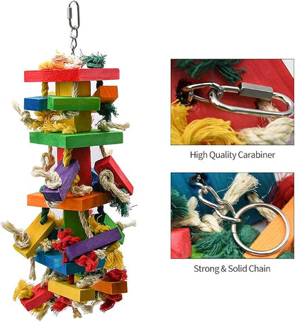 RUBY.Q 3 Pack Large Parrot Toy, 20in Bird Parrot Toy, African Grey and a - Image 3
